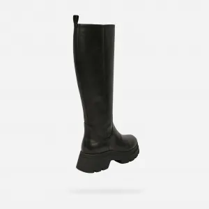 Black Women's Geox Pluette Boots - Women's