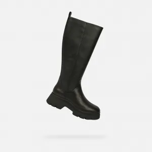 Black Women's Geox Pluette Boots - Women's