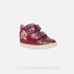 Purple Girls Shoes for First Steps Geox Gisli Girl - Girls