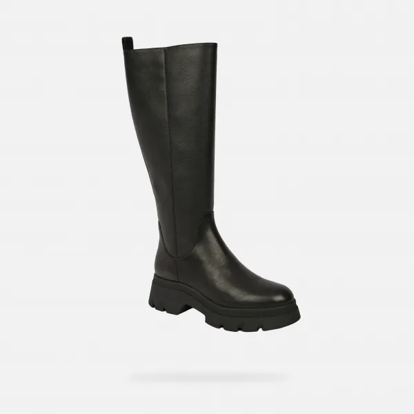 Black Women's Geox Pluette Boots - Women's
