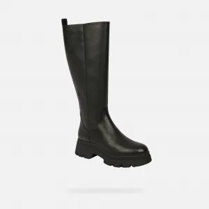 Black Women's Geox Pluette Boots - Women's