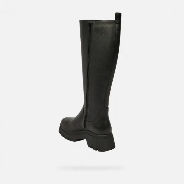 Black Women's Geox Pluette Boots - Women's
