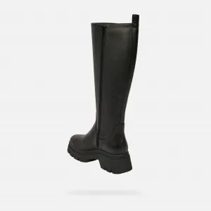 Black Women's Geox Pluette Boots - Women's
