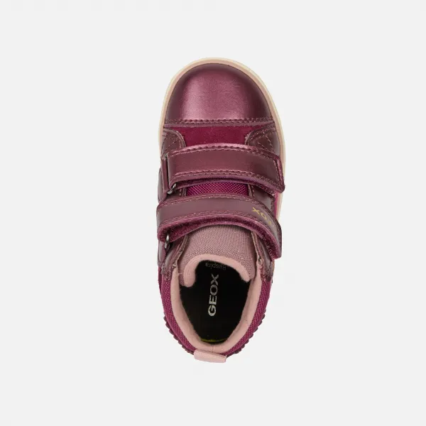 Purple Girls Shoes for First Steps Geox Gisli Girl - Girls