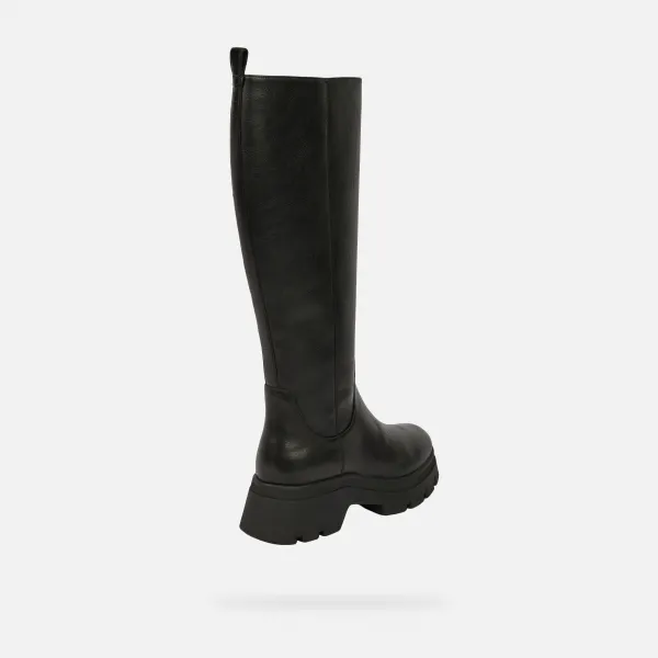 Black Women's Geox Pluette Boots - Women's