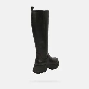 Black Women's Geox Pluette Boots - Women's