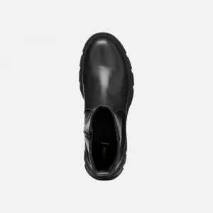 Black Women's Ankle Boots Geox Pluette - Ladies