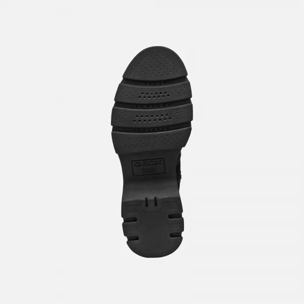 Black Women's Ankle Boots Geox Pluette - Ladies