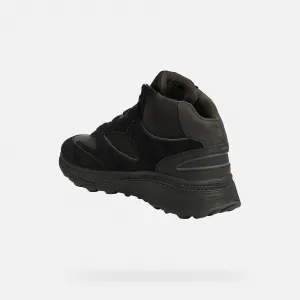 Geox Spherica Actif X1 Men's Black Ankle Boots - Mens
