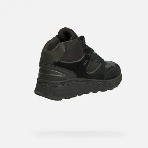 Geox Spherica Actif X1 Men's Black Ankle Boots - Mens