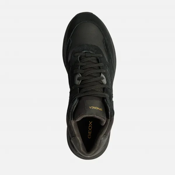 Geox Spherica Actif X1 Men's Black Ankle Boots - Mens