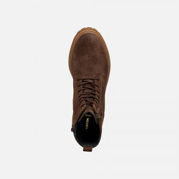 Brown women's ankle boots Geox Iridea - Women's