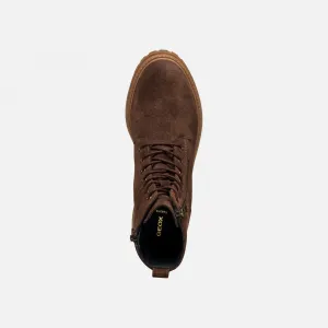 Brown women's ankle boots Geox Iridea - Women's