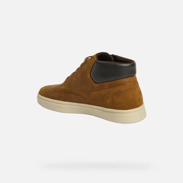 Light Brown Men's Ankle Boots Geox Baltmoore - Mens