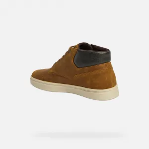 Light Brown Men's Ankle Boots Geox Baltmoore - Mens