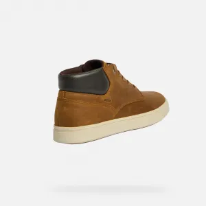Light Brown Men's Ankle Boots Geox Baltmoore - Mens