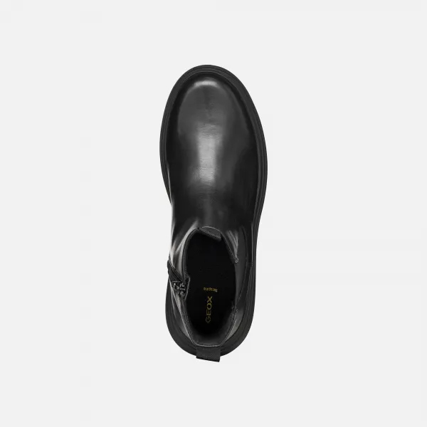 Black women's ankle boots Geox Lamidie + Grip ABX - Women's