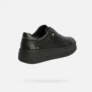 Black Women's Geox Spherica Ecub-2 Sneakers - Women's