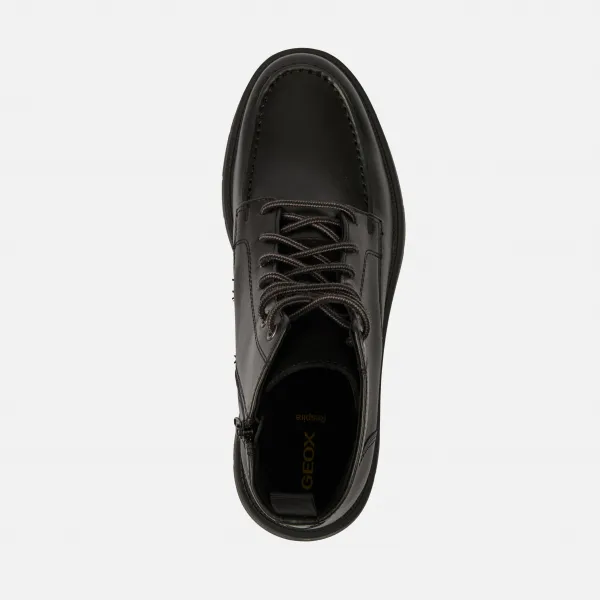 Black men's ankle boots Geox Pove - Men's
