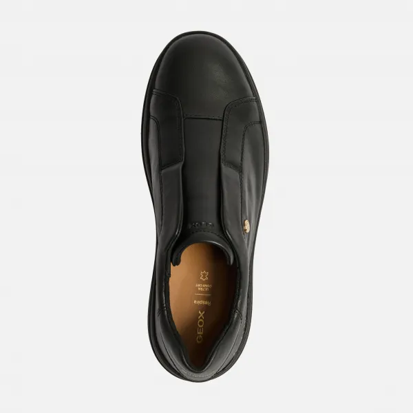 Black Women's Geox Spherica Ecub-2 Sneakers - Women's