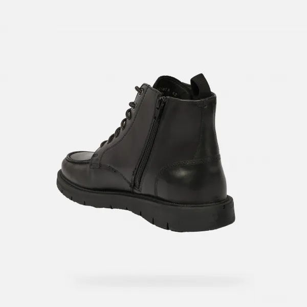 Black men's ankle boots Geox Pove - Men's