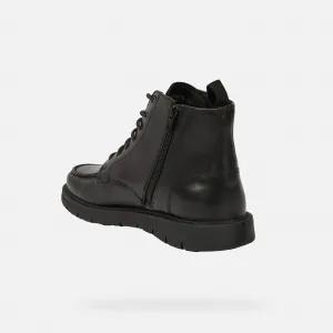 Black men's ankle boots Geox Pove - Men's