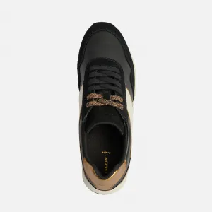 Black women's sneakers Geox Runntix - Women's