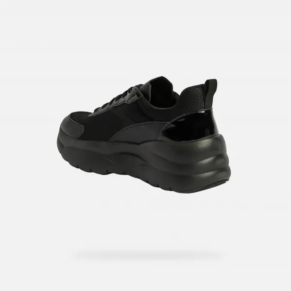 Black women's sneakers Geox Xtros - Women's