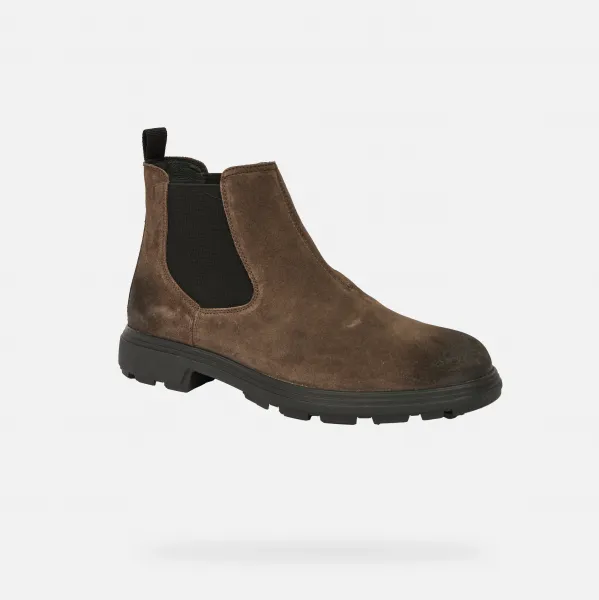 Geox Meiern Men's Brown Ankle Boots - Mens