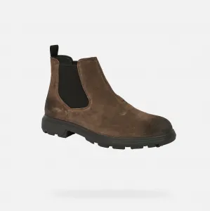 Geox Meiern Men's Brown Ankle Boots - Mens
