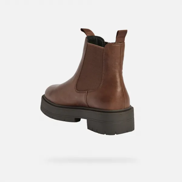 Geox Spherica EC7 Brown Women's Ankle Boots - Women's