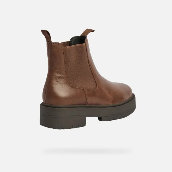 Geox Spherica EC7 Brown Women's Ankle Boots - Women's