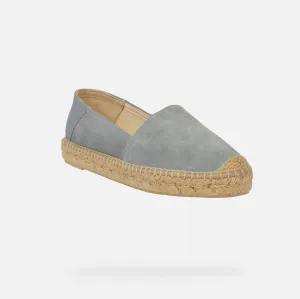 Sivé dámske espadrilky Geox Lampedusa