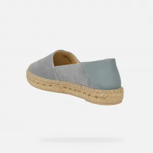 Sivé dámske espadrilky Geox Lampedusa