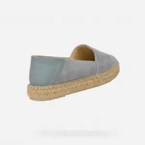Sivé dámske espadrilky Geox Lampedusa