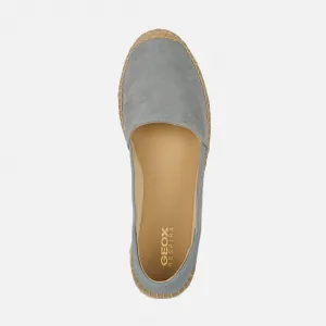 Sivé dámske espadrilky Geox Lampedusa