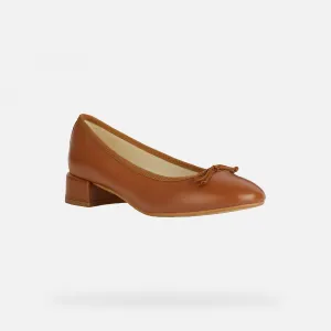 Light brown women's pumps Geox Floretia - Women's