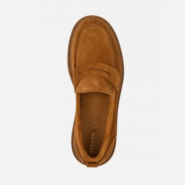 Light Brown Women's Loafers Geox Spherica EC7 - Women's