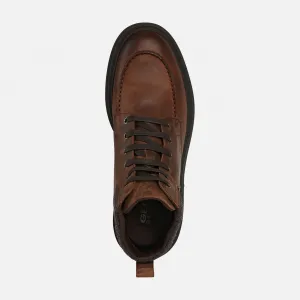 Brown Men's Ankle Boots Geox Faloria B ABX - Mens
