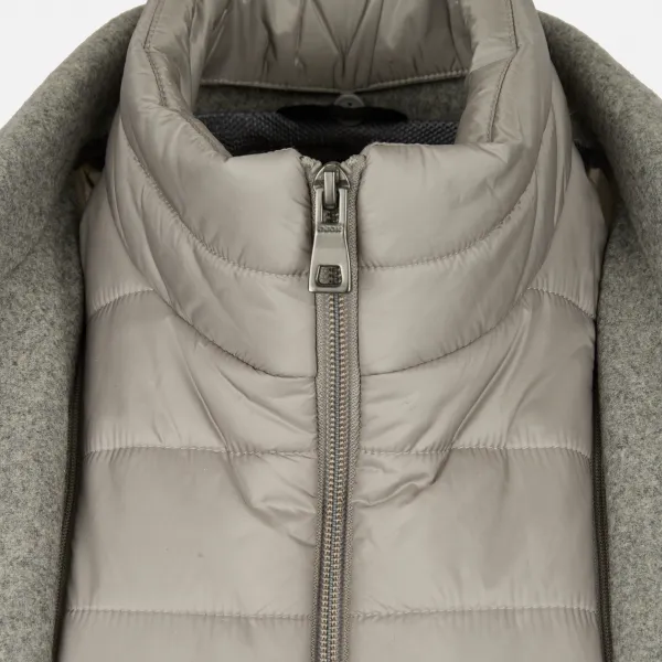 Grey Men's Coat Geox Monreale - Men's