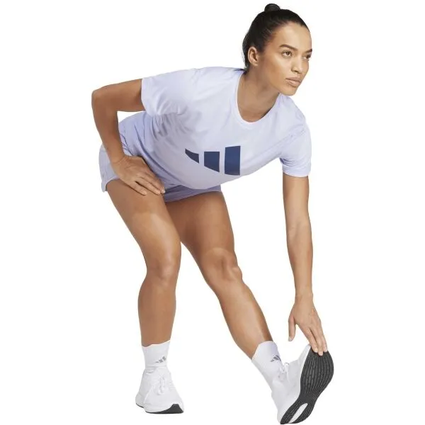 adidas RUN IT TEE Dámske bežecké tričko, fialová, veľkosť