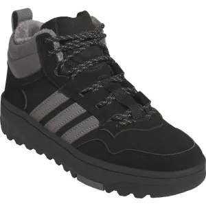adidas HOOPS 4.0 MID WINTERIZED J Chlapčenské zimné tenisky, čierna, veľkosť 36