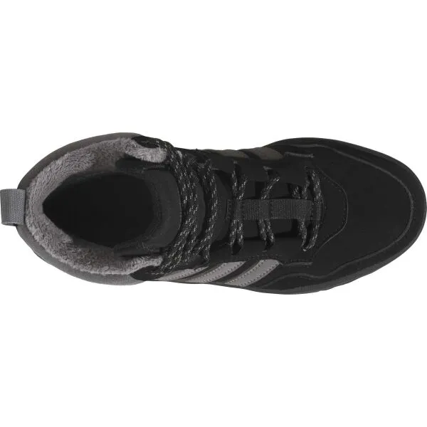 adidas HOOPS 4.0 MID WINTERIZED J Chlapčenské zimné tenisky, čierna, veľkosť 36