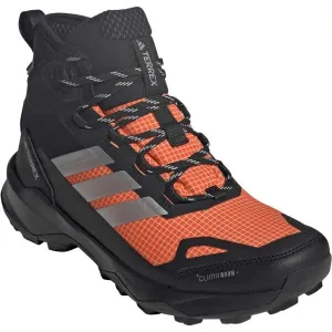 Pánska členková turistická obuv ADIDAS Terrex Skychaser AX5 Mid GTX Clima M core black matte silver semi impact orange