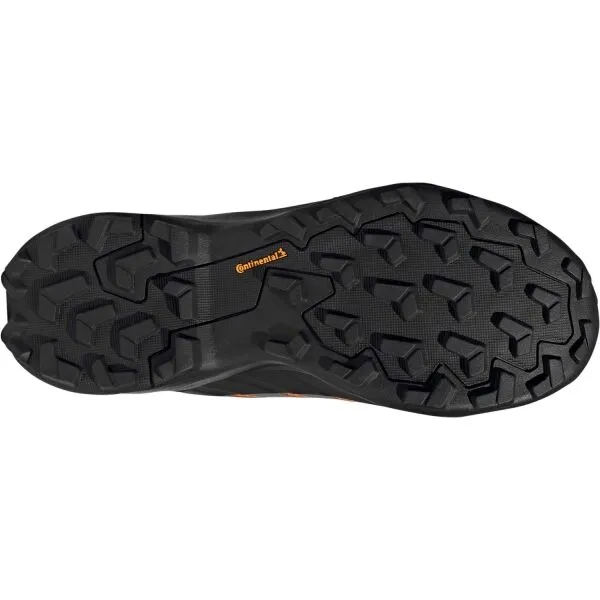 Pánska členková turistická obuv ADIDAS Terrex Skychaser AX5 Mid GTX Clima M core black matte silver semi impact orange