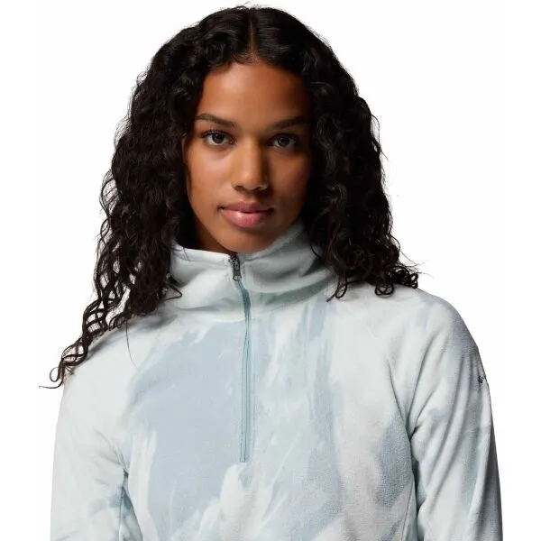 Columbia GLACIAL IV 1/2 ZIP Dámska mikina, svetlo zelená, veľkosť