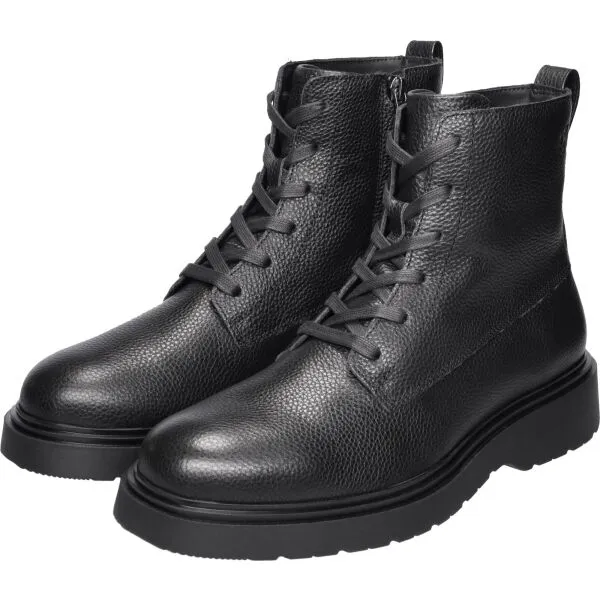 Calvin Klein COMBAT ESS LACE UP ZIP BOOT LTH Pánska členková obuv, čierna, veľkosť