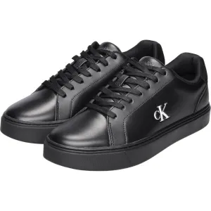 Calvin Klein CLASSIC CUPSOLE LACEUP LTH Pánska nízka obuv, čierna, veľkosť