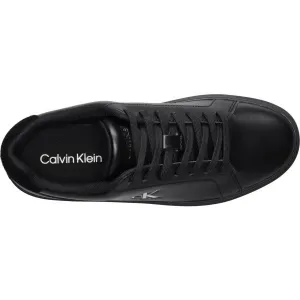 Calvin Klein CLASSIC CUPSOLE LACEUP LTH Pánska nízka obuv, čierna, veľkosť