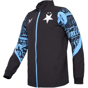 CASTORE SLAVIA PRAGUE PRE MATCH JACKET Pánska predzápasová bunda, čierna, veľkosť